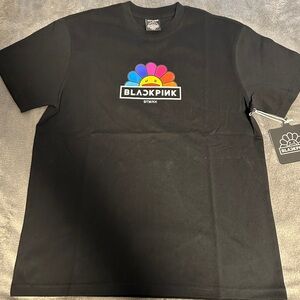 BlackPink x Takashi Murakami T-Shirt with Colorful Flower Graphic New